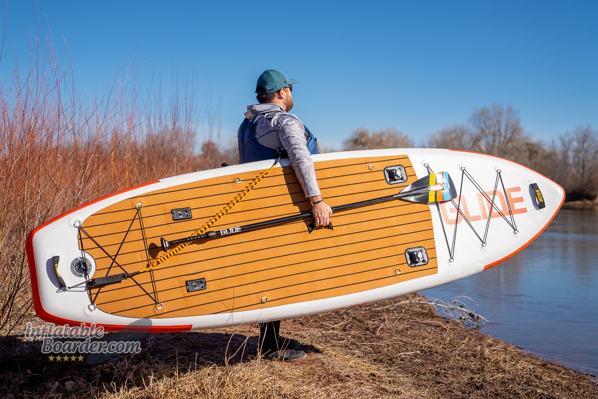 Go Fish: Paddleboard While You Cast on the iROCKER BLACKFIN Model