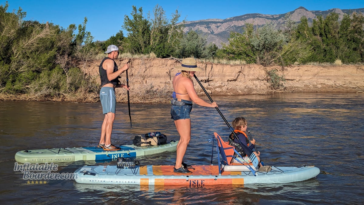 Isle Switch Pro family paddling