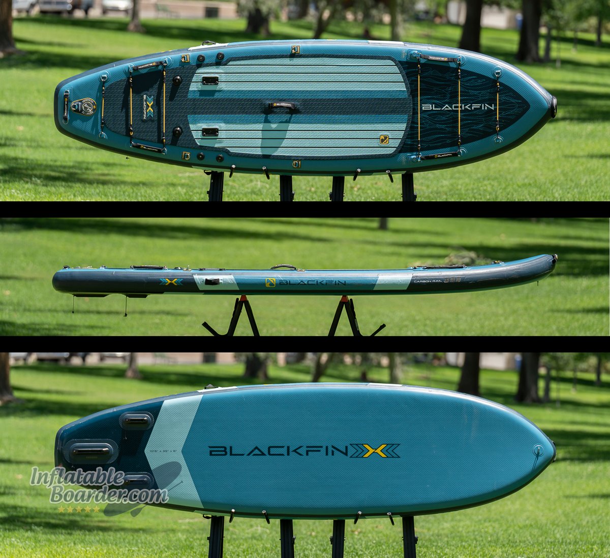 Blackfin Model X 6.0 iSUP shape and size
