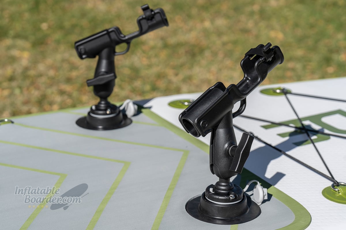 Glide O2 Angler 3.0 review - fishing rod holders